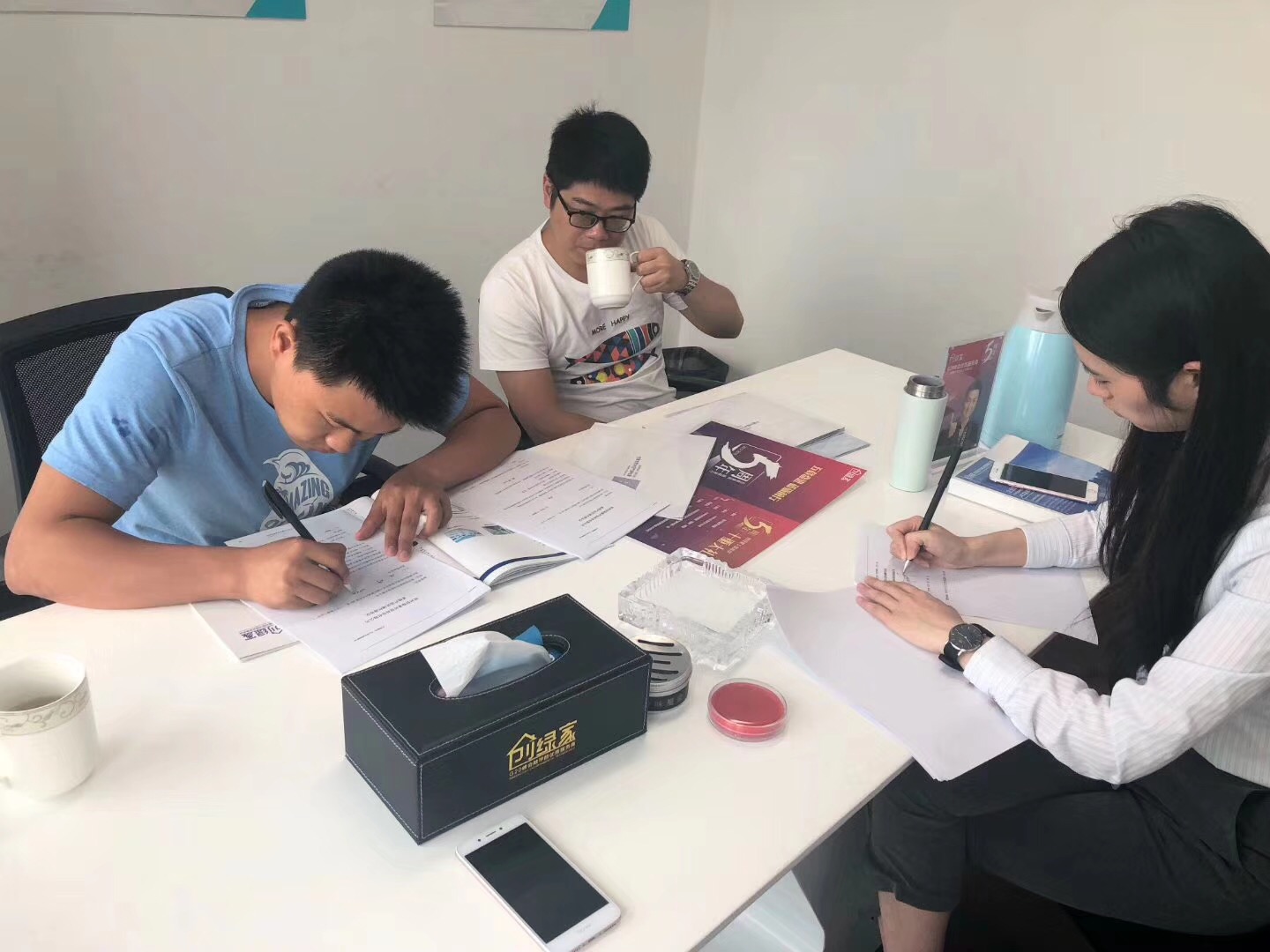 熱烈祝賀陳總、林總簽約創(chuàng)綠家三明市縣級代理！